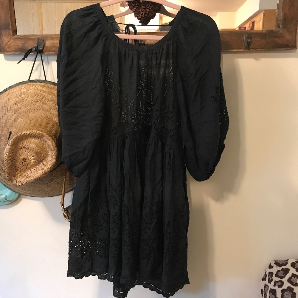 Free people black tunic dress